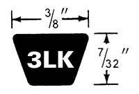 3LK Belt Dimensions